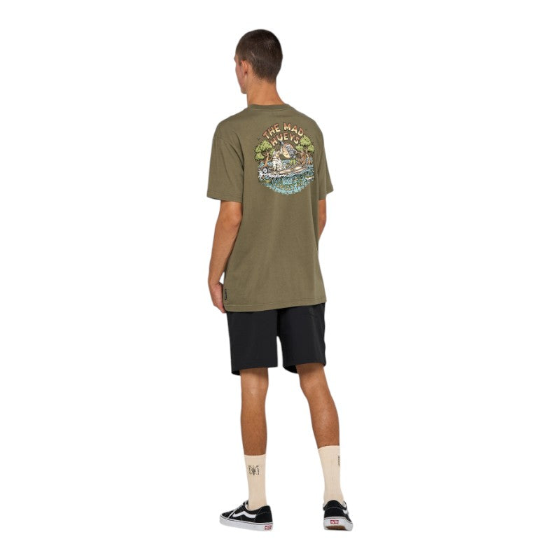 Mad Hueys Sweet As NZ Tee - Olive