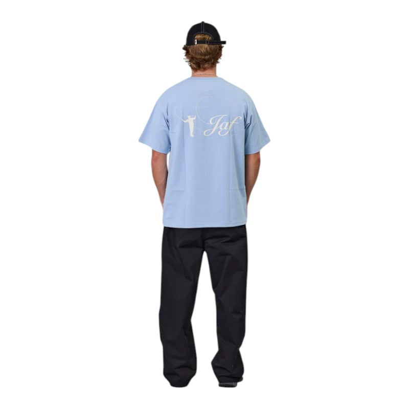 J.A.F Casting Sea Tee - Washed Blue