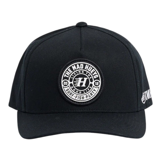 Mad Hueys Good Life Twill Snapback - Black