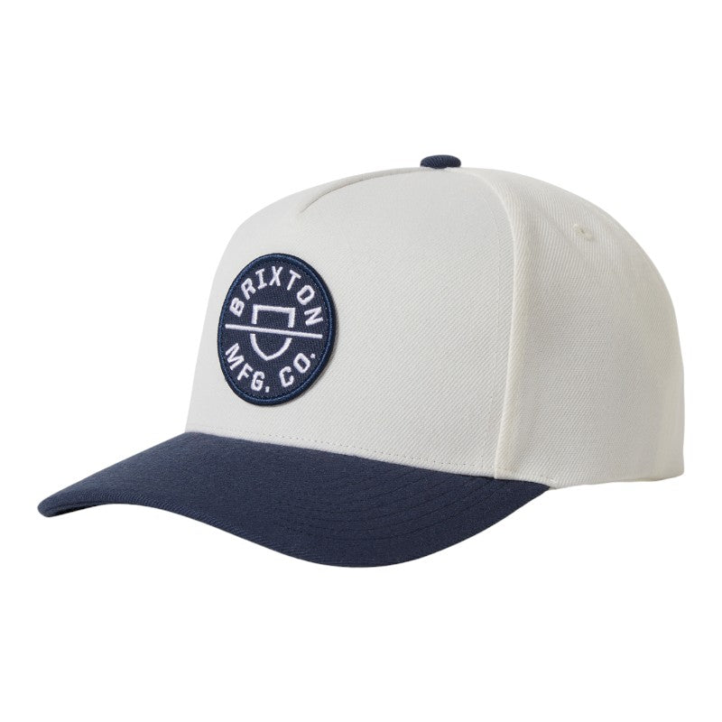 Brixton Crest Netplus Snapback - Mood Indigo/Off White