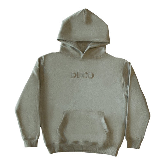 DECO Forever Embroidered Hoodie - Concrete Grey