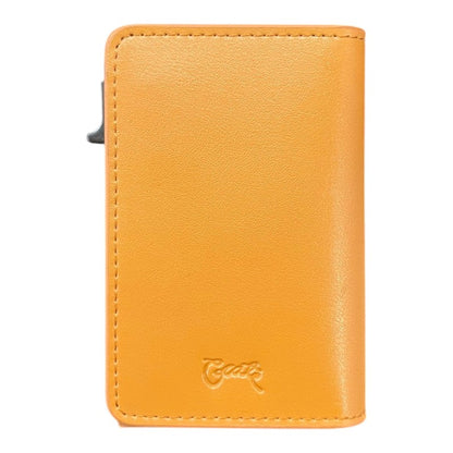 Crate Minimal Leather Wallet - Brown