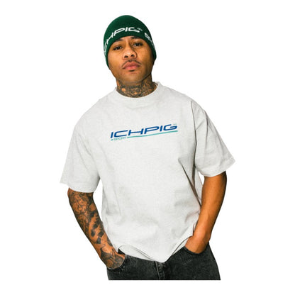 ICHPIG Sportsline Tee - White Marle