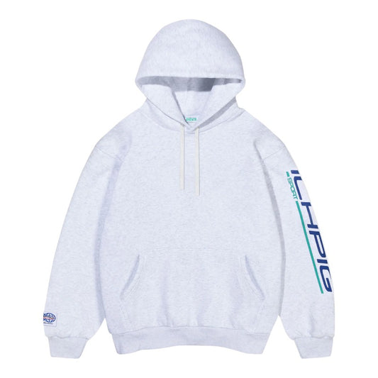 ICHPIG Sports Pullcord Hood - White Marle