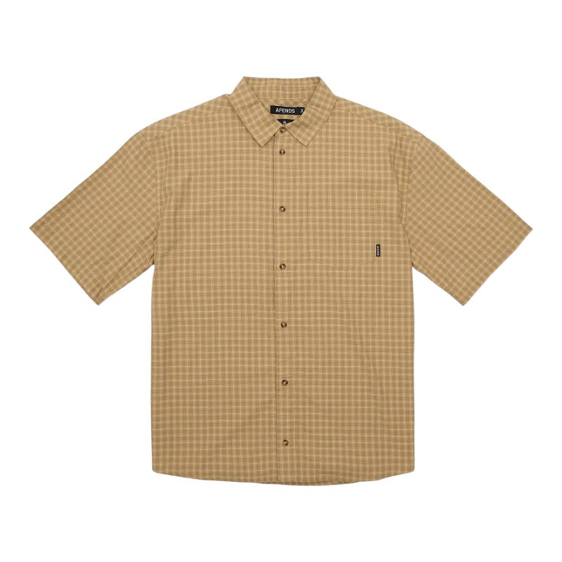 Afends Lo-Fi Shirt - Corn Check
