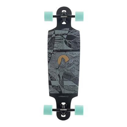 Landyachtz Drop Cat 33 Longboard - Seeker Black
