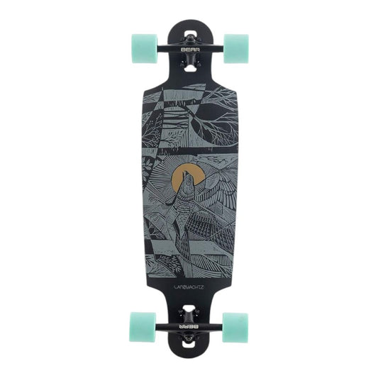 Landyachtz Drop Cat 33 Longboard - Seeker Black