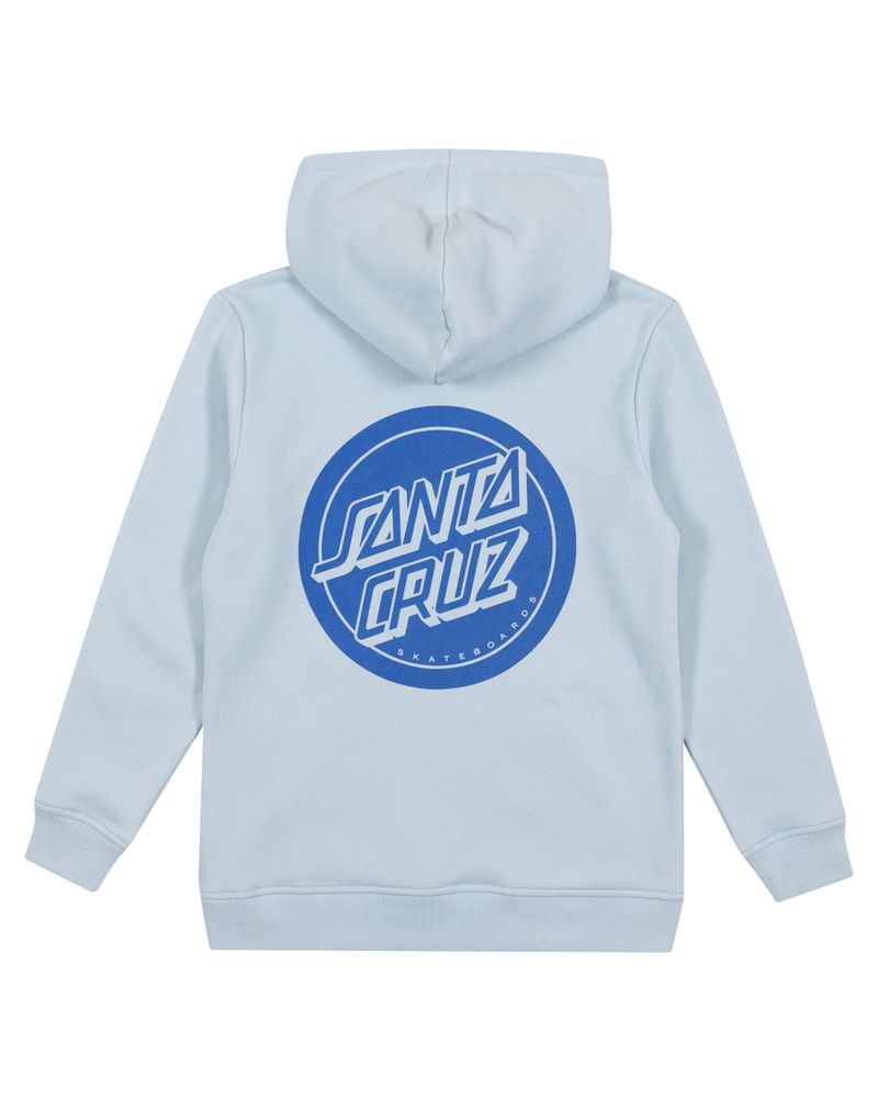 Santa Cruz Youth Reverse Dot Mono Hood - Blue