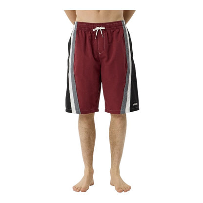 Afends Tallows Swim Short - Burgundy