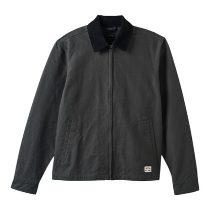 Brixton Mechanic Garage Zip Jacket - Washed Black