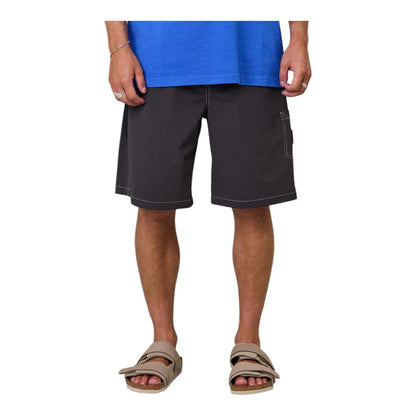 J.A.F Kahawai Boardshort - Charcoal