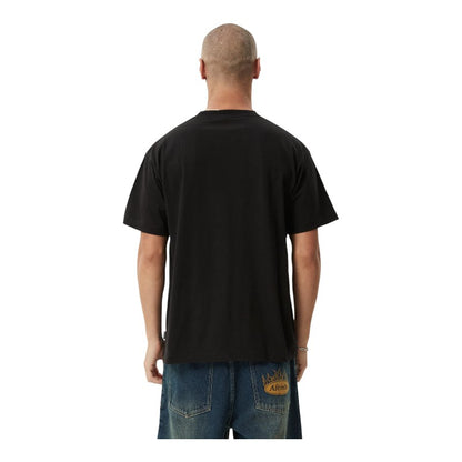 Afends Too High Heavyweight Boxy Tee - Black