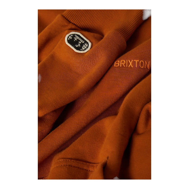 Brixton Embroidered Heavyweight Hood - Rustic Caramel