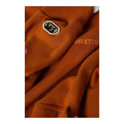 Brixton Embroidered Heavyweight Hood - Rustic Caramel