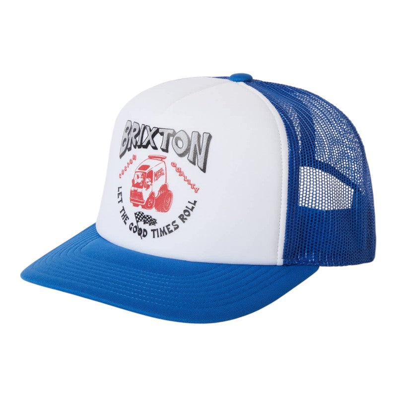 Brixton Garnet Trucker Hat - Royal/White