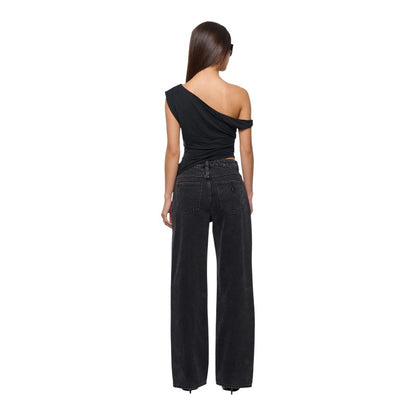 Abrand 95 Baggy Heidi Jeans - Washed Black