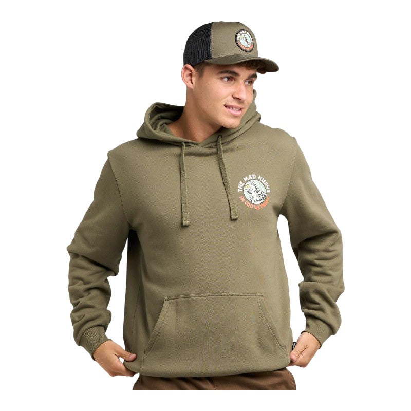 Mad Hueys Trust Cod Hood - Olive