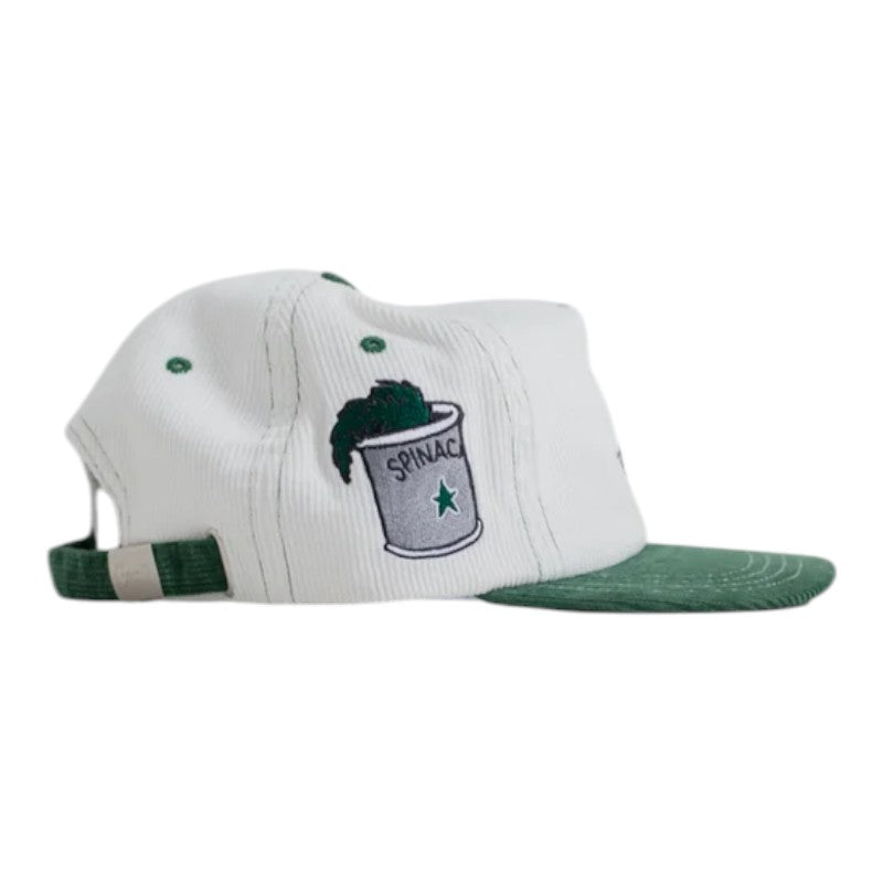Crate X Popeye Cord Snapback - White