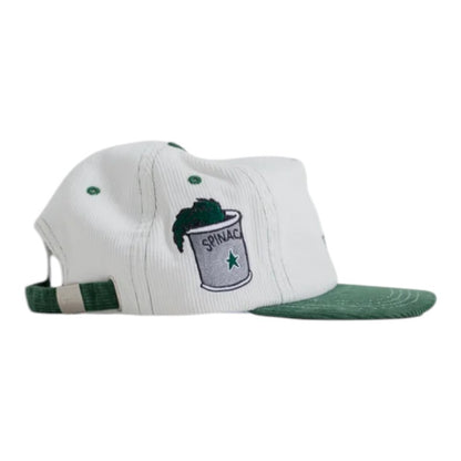 Crate X Popeye Cord Snapback - White