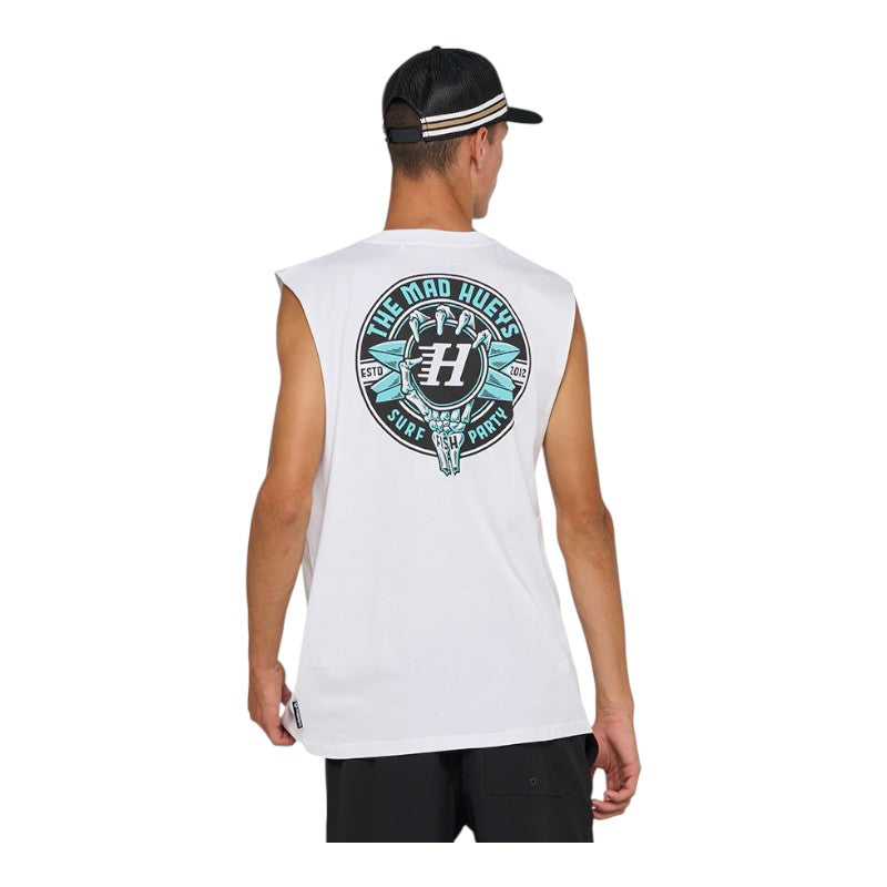 Mad Hueys Surf Hueys Muscle - White