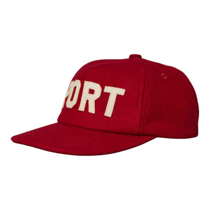J.A.F Port Ledger Cao - Crimson