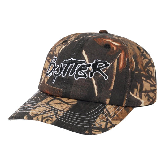 Butter Goods Radio 6 Panel Cap - Forest Camo
