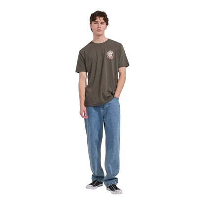 Mad Hueys Ship For Brains Tee - Charcoal