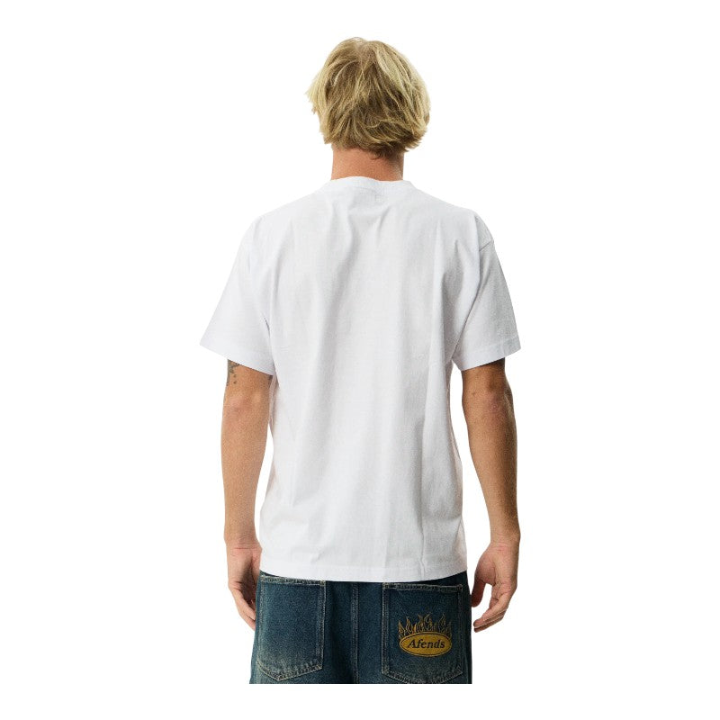Afends Framed Boxy Tee - White
