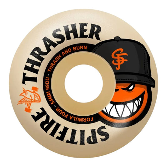 Spitfire X Thrasher The City F4 Wheels 99D Radial Full - 54mm