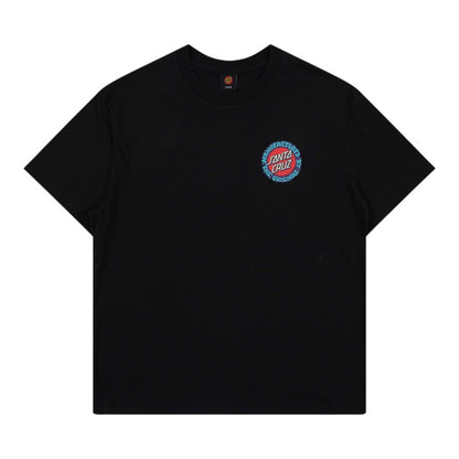 Santa Cruz Splatter MFG Dot Tee - Black