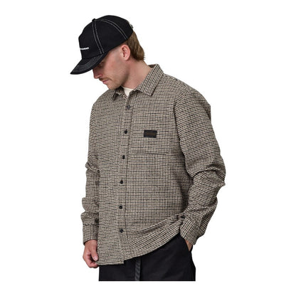 J.A.F Tooth Over Shirt - Brown
