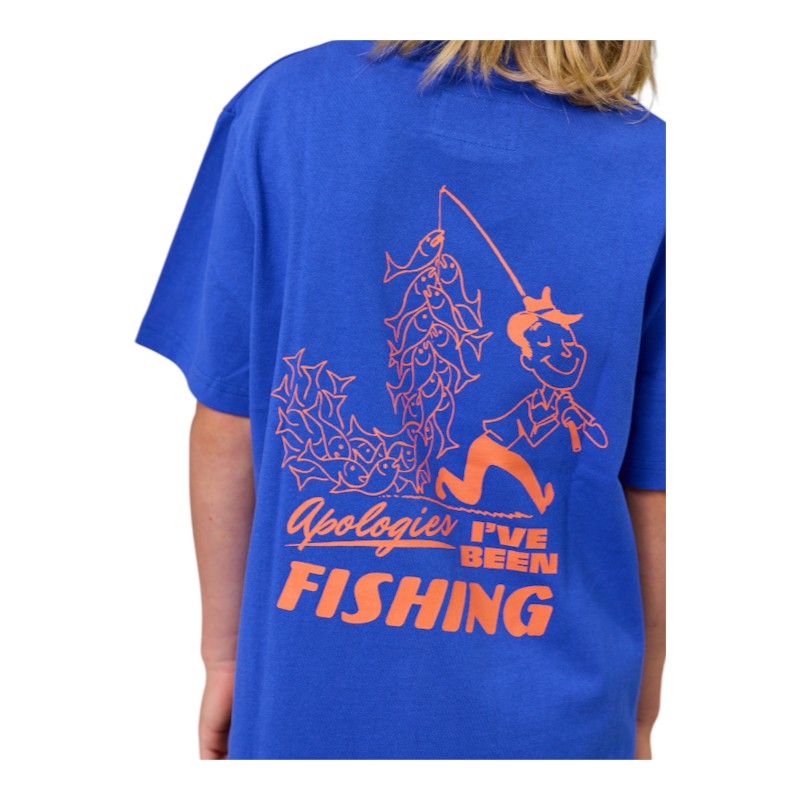 J.A.F Youth Apologies Tee - Cobalt