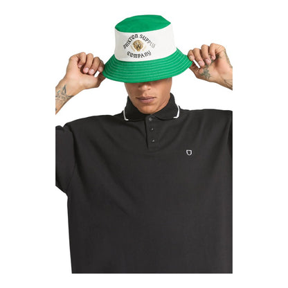 Brixton Eldon Bucket Hat - Green/Off White Morado