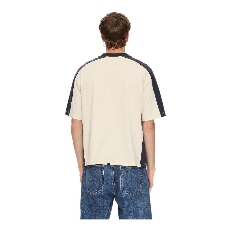 Thrills Fusion Panel Cropped Tee - Heritage White