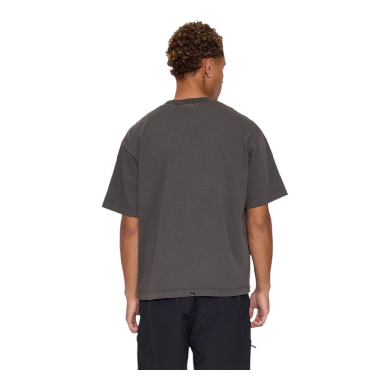 Thrills Hard Knocks Oversize Box Crop Tee - Dark Merch Black