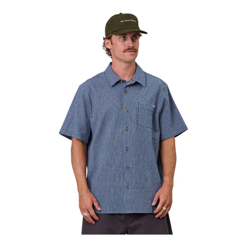 J.A.F Ballast Shirt - Blue Check