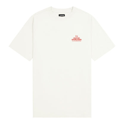 Huffer X Steinglager Handy Block Tee 220 - Chalk