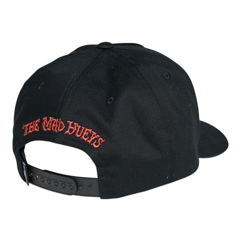 Mad Hueys Ship For Brains Twill Snapback - Black