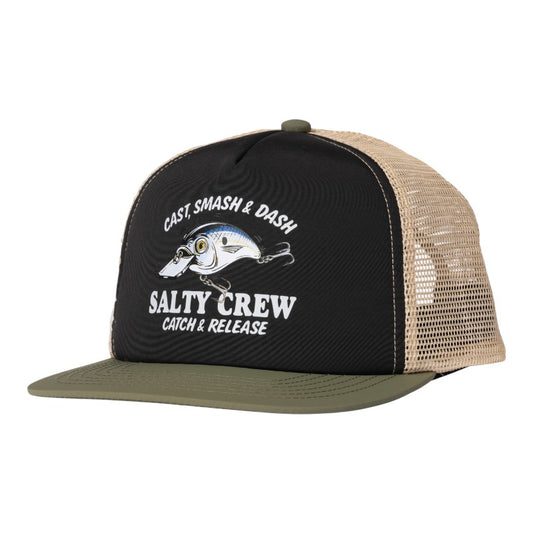 Salty Crew Good Times Boys Trucker - Black Olive